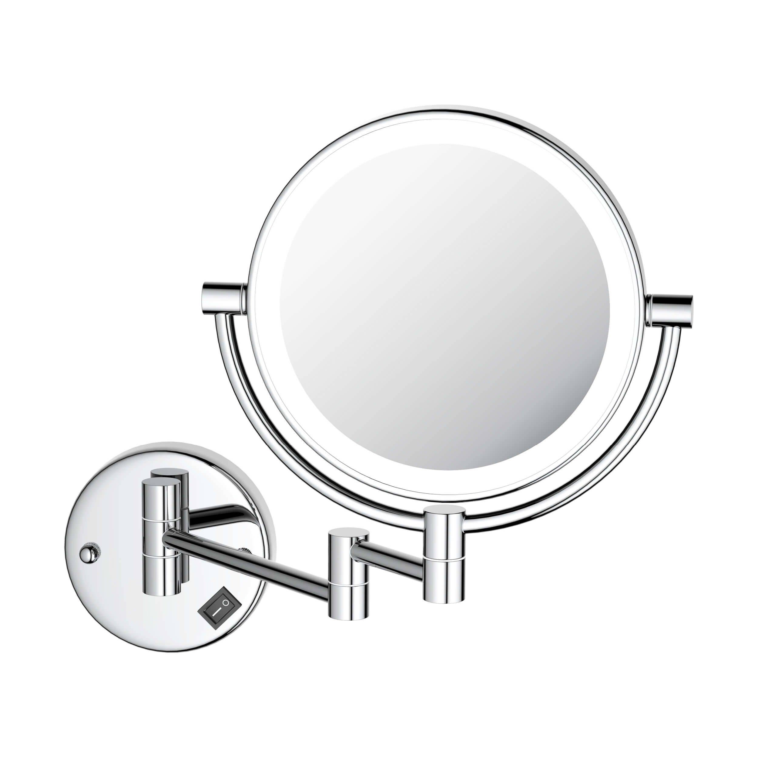 Circular LED Wall Mount Magnifying Makeup Mirror KMM101