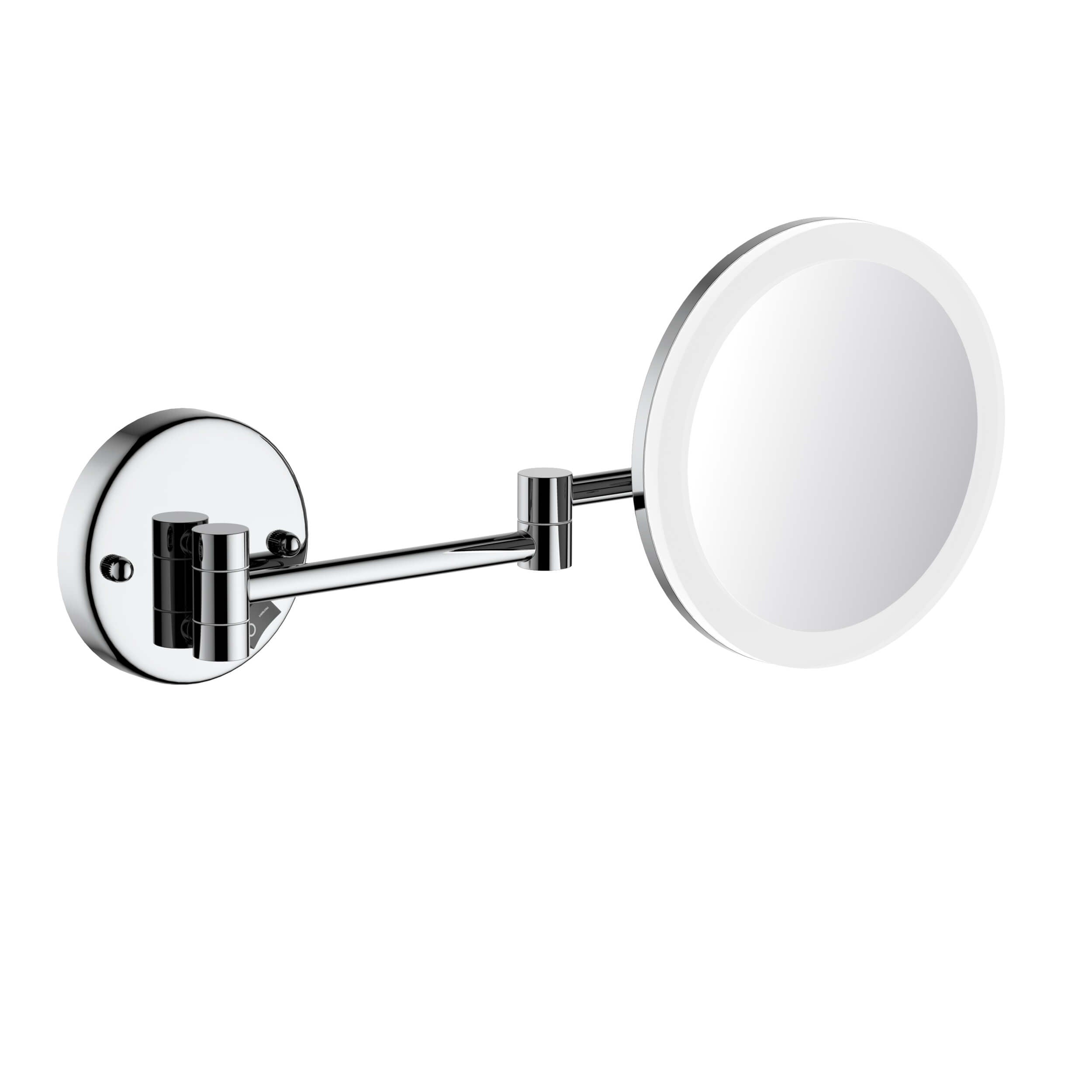 Circular LED Wall Mount One Side 5x Magnifying Makeup Mirror KMM102