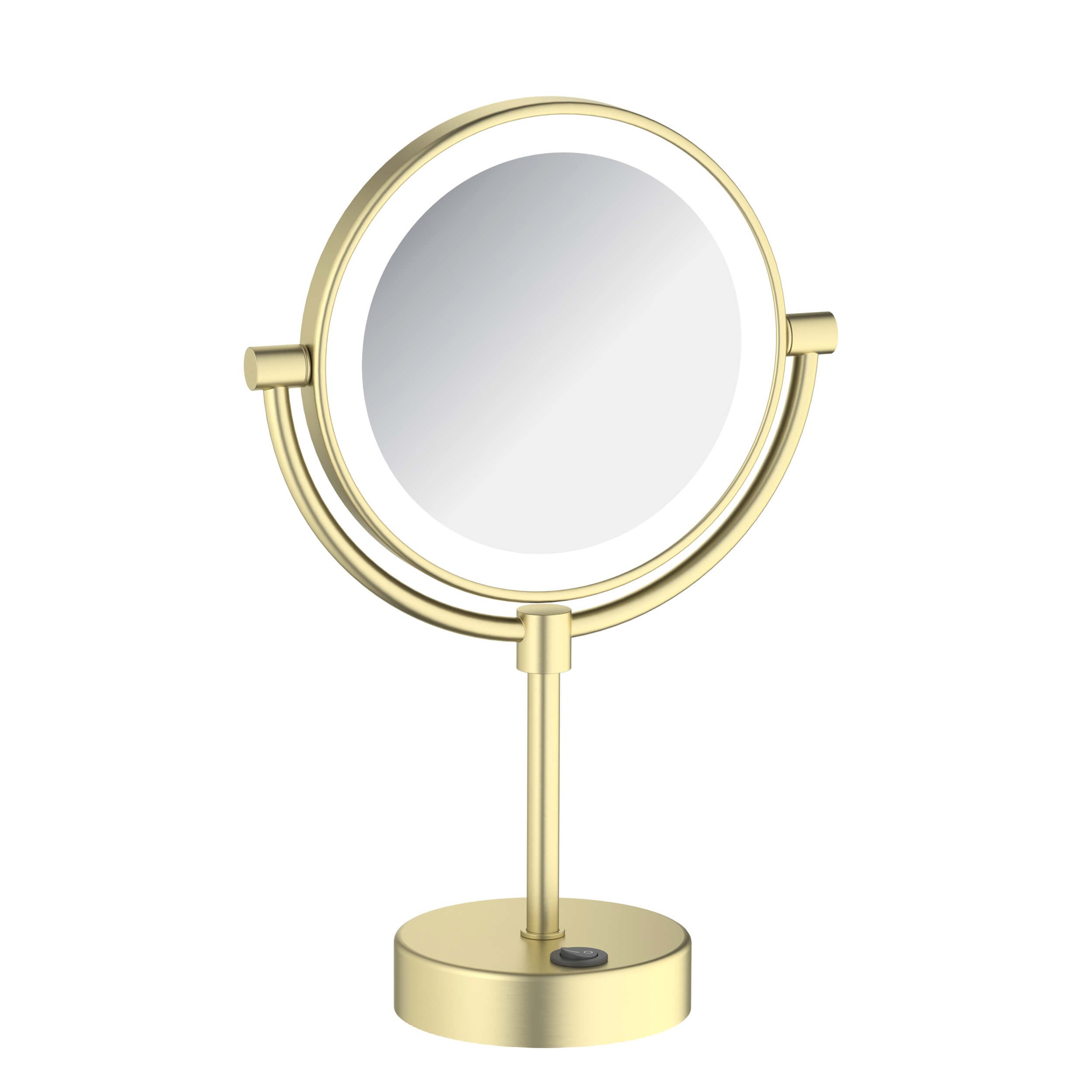 Circular LED Free Standing Magnifying Makeup Mirror KMM104