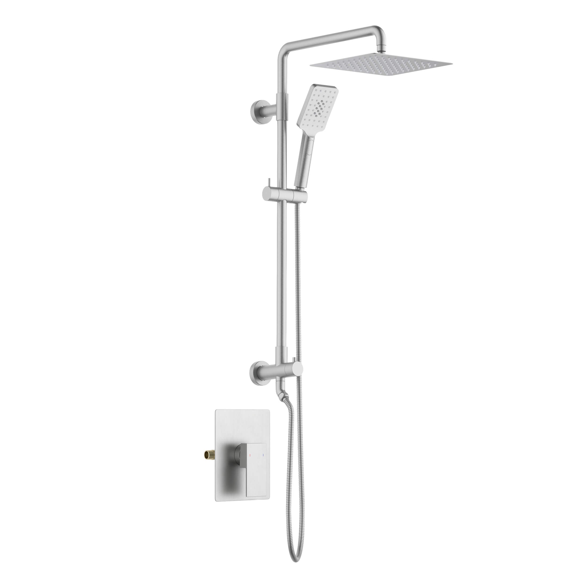 Cube Pressure Balanced 2-Function Shower Column with Rough In Valve KSC404