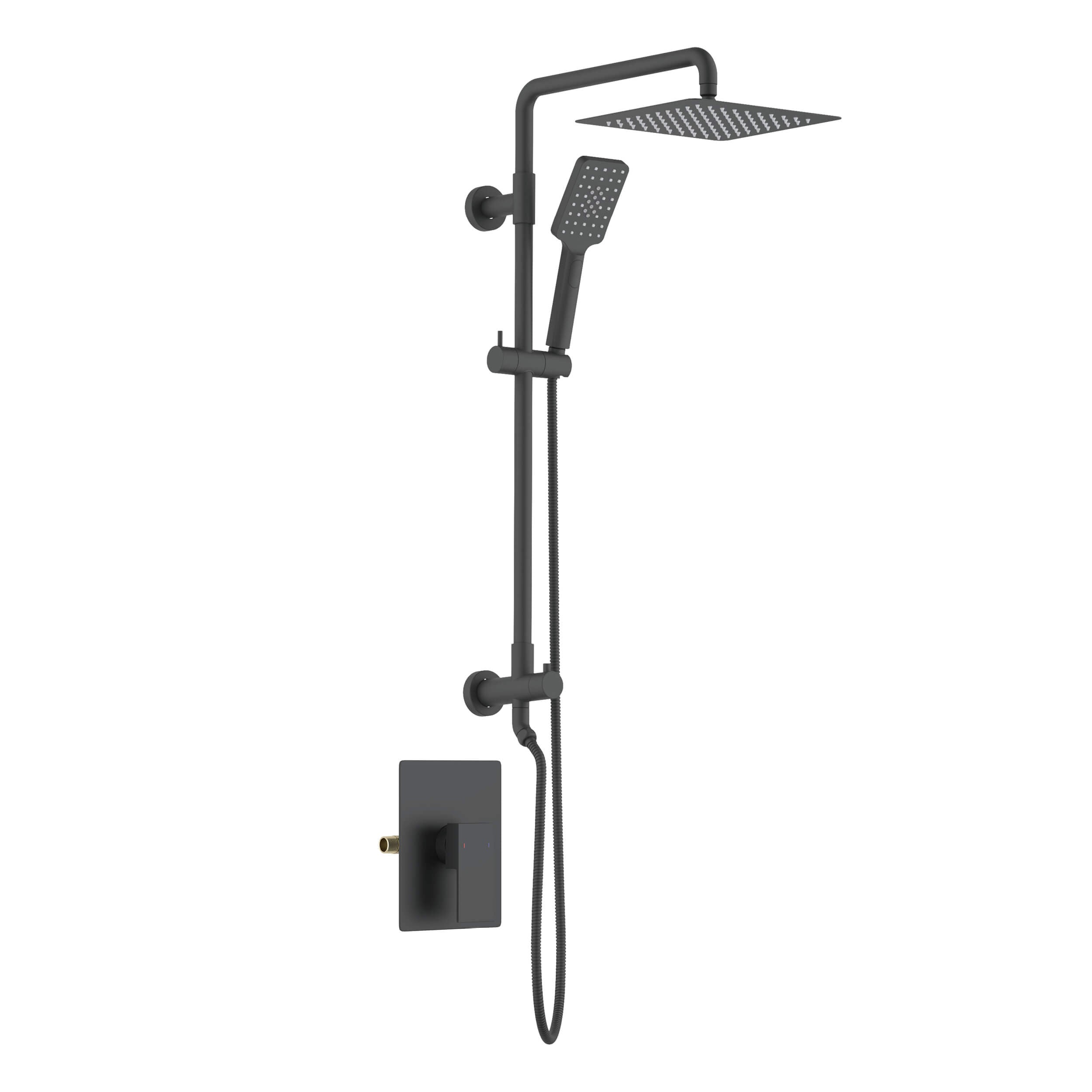 Cube Pressure Balanced 2-Function Shower Column with Rough In Valve KSC404