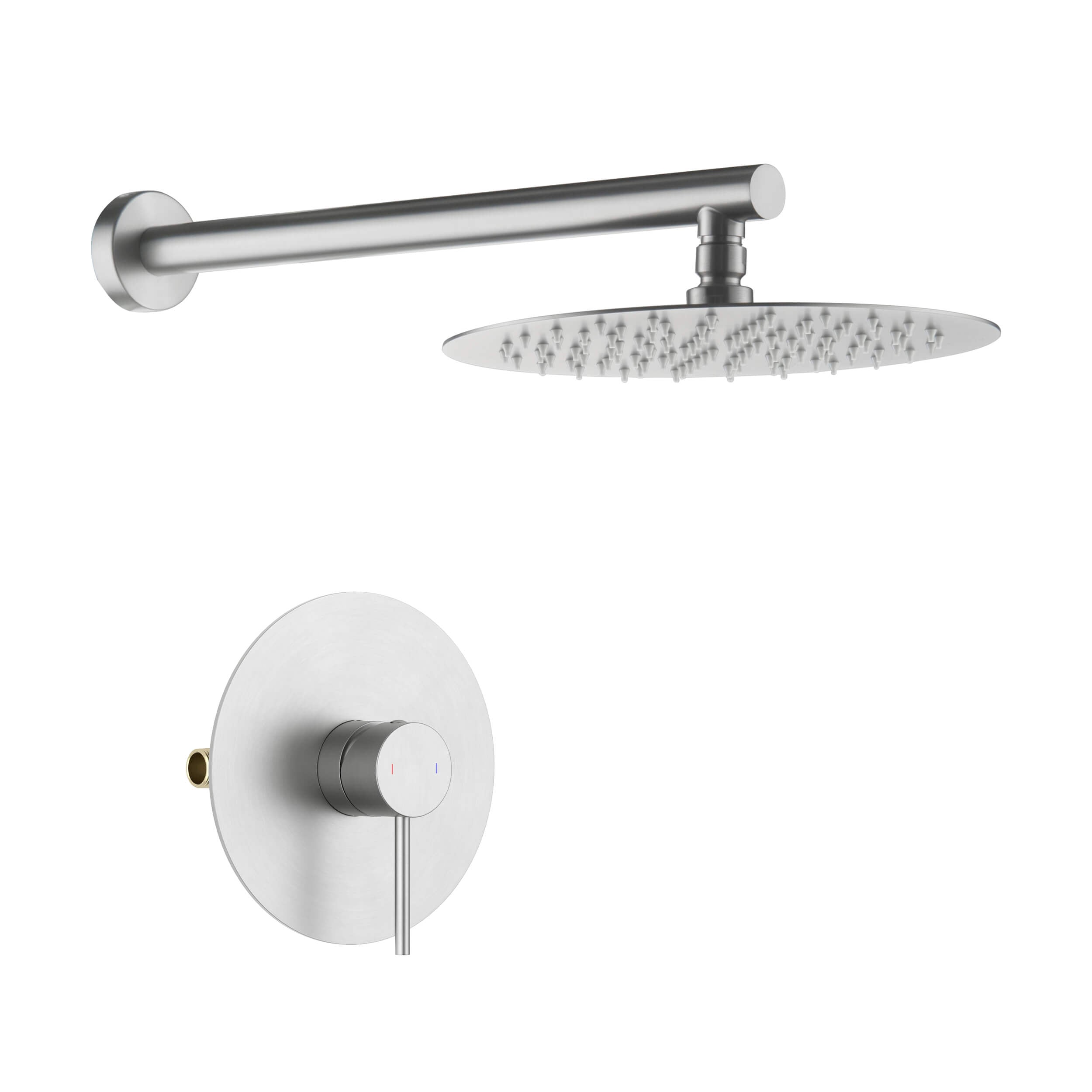 Circular Pressure Balanced Single Function Shower System with Rough In Valve KSF407