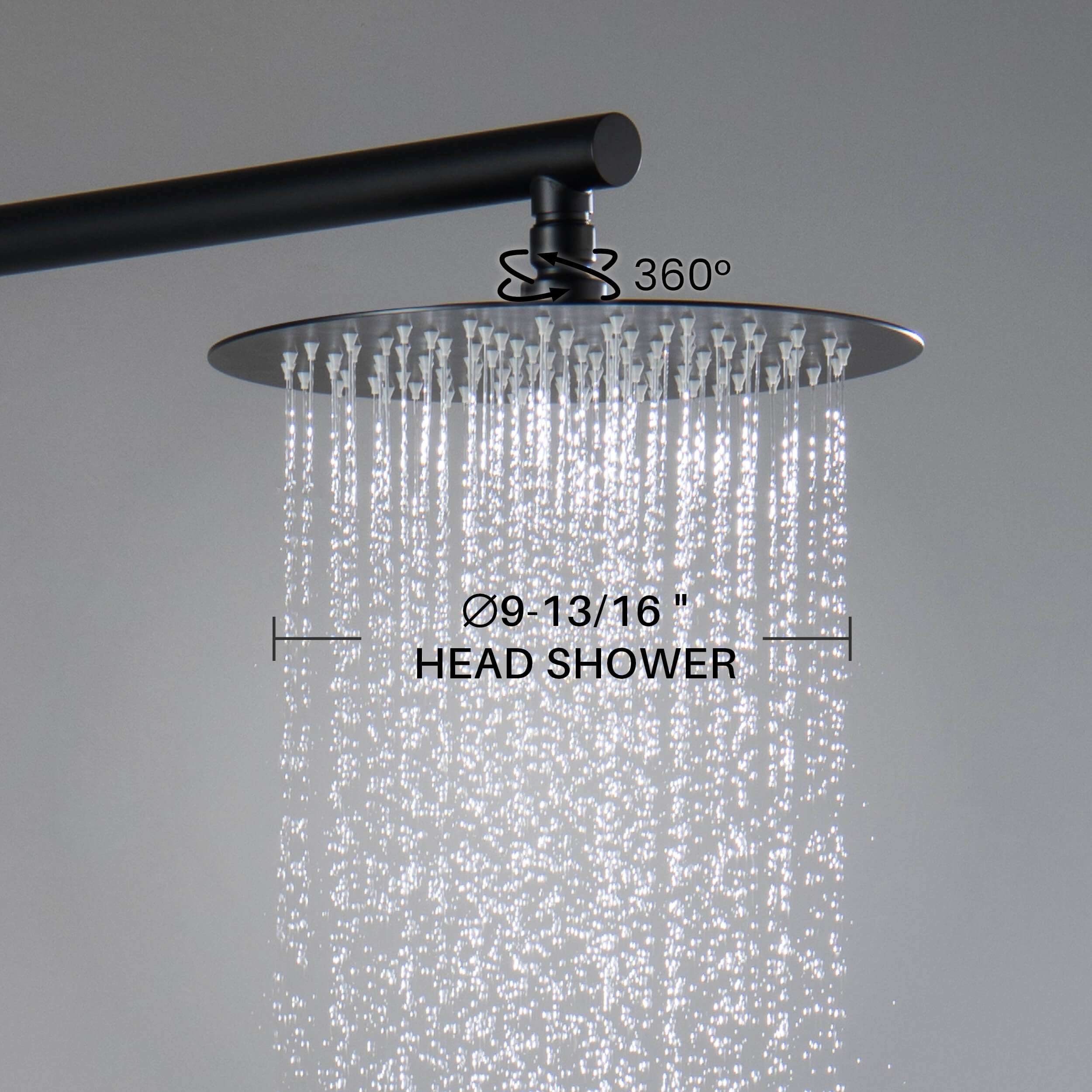 Circular Pressure Balanced Single Function Shower System with Rough In Valve KSF407