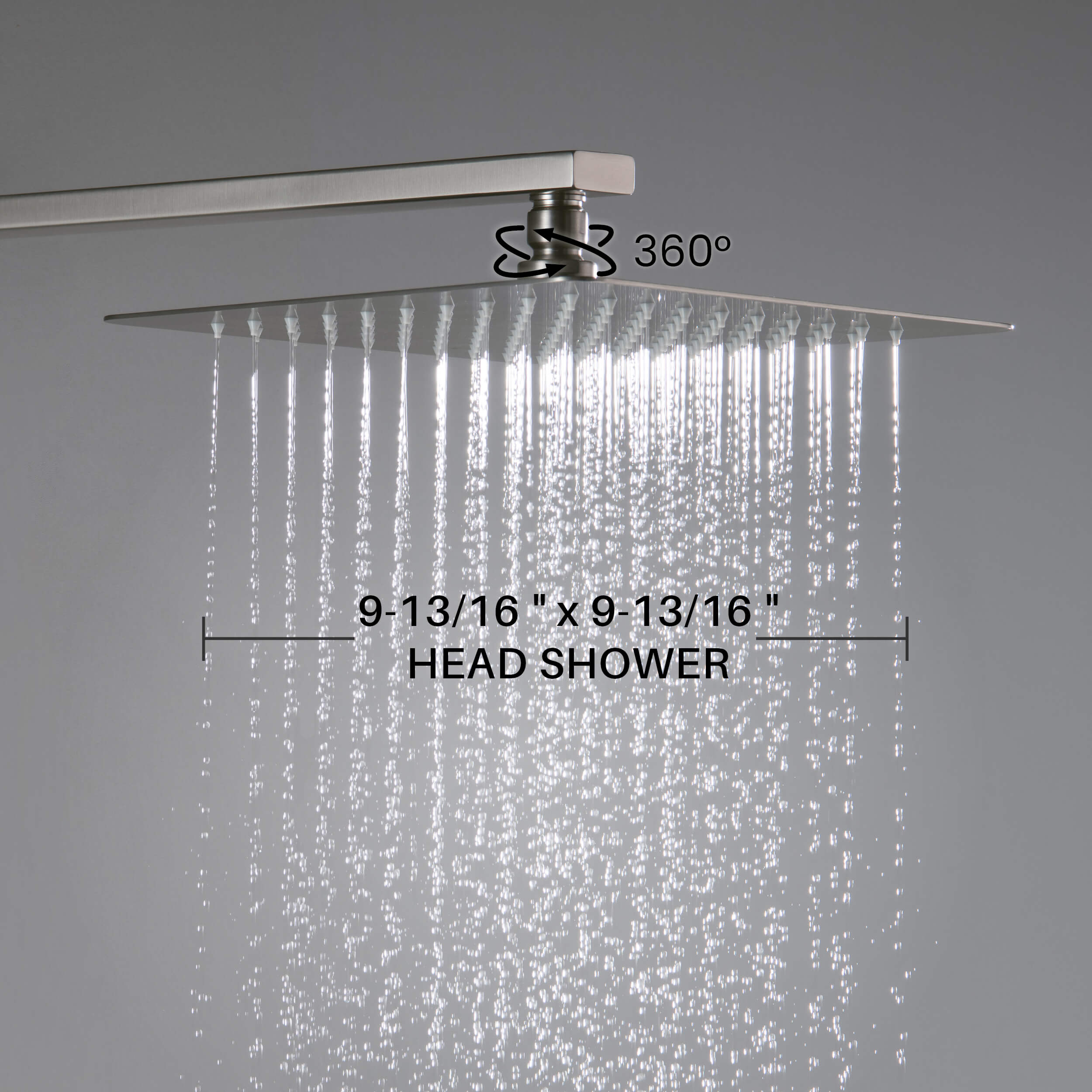 Cube Pressure Balanced Single Function Shower System with Rough In Valve - KSF411