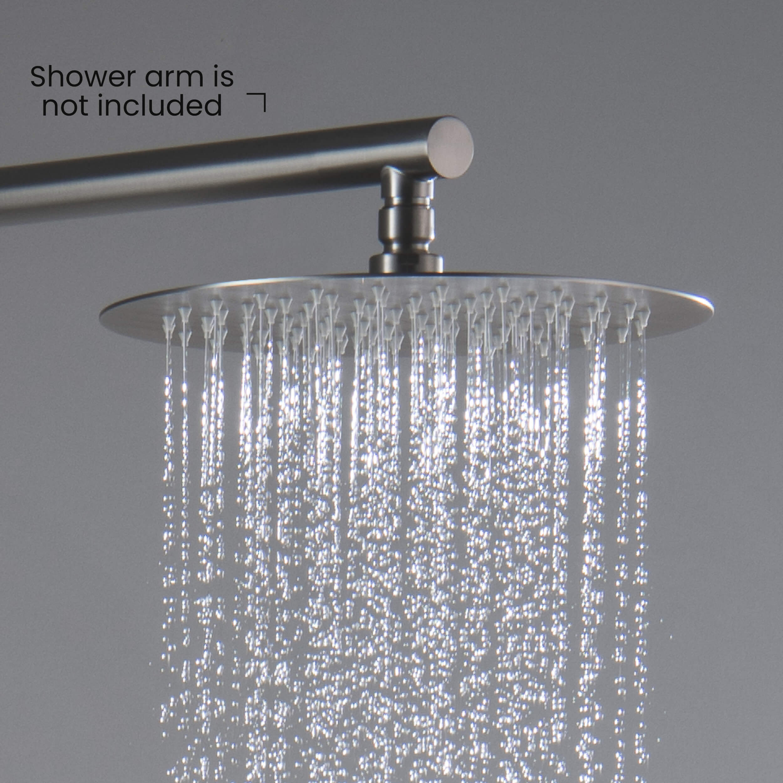 Circular 10" Metal Ultra Thin Profile Rain Shower Head 1.75 GPM SH1001