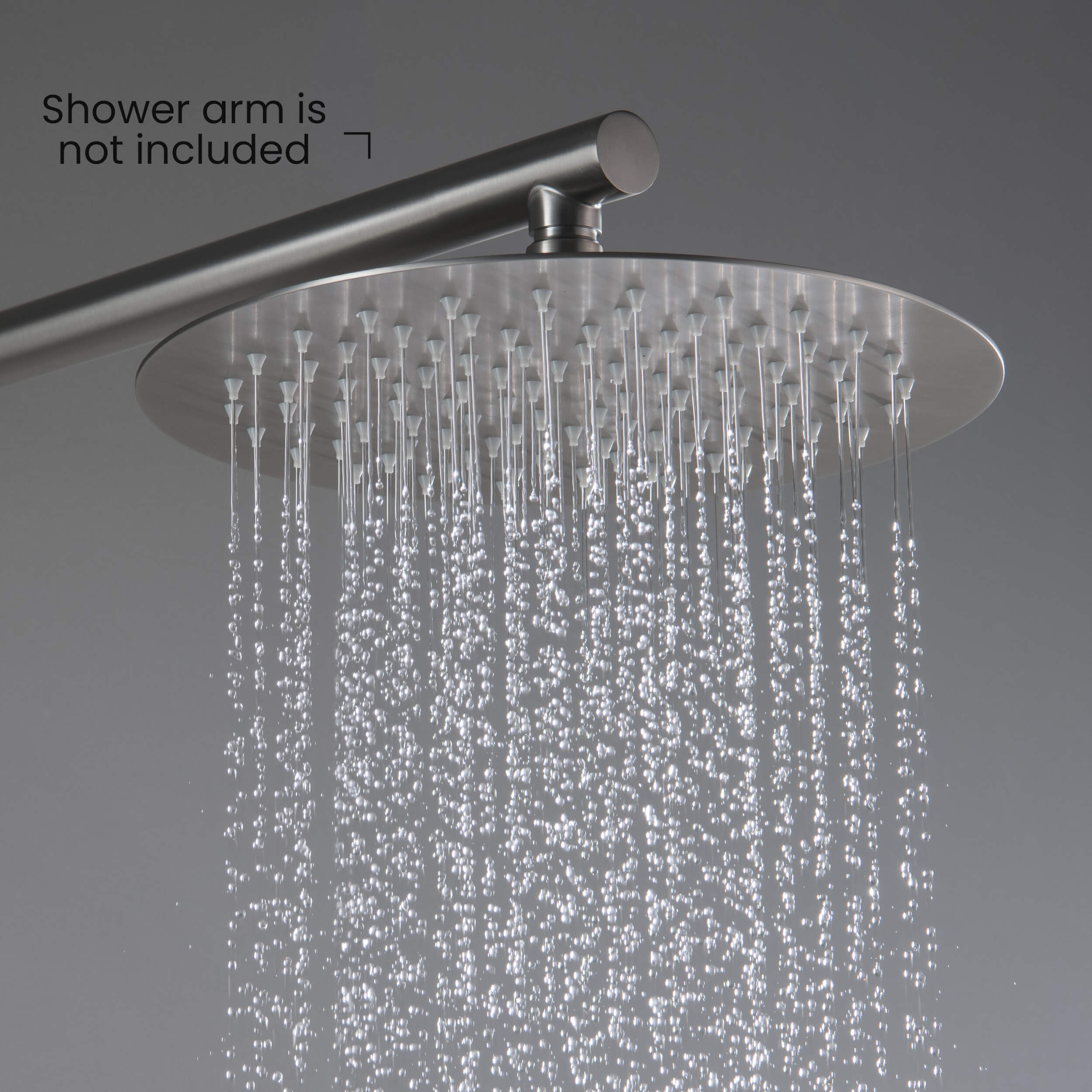 Circular 10" Metal Ultra Thin Profile Rain Shower Head 1.75 GPM SH1001