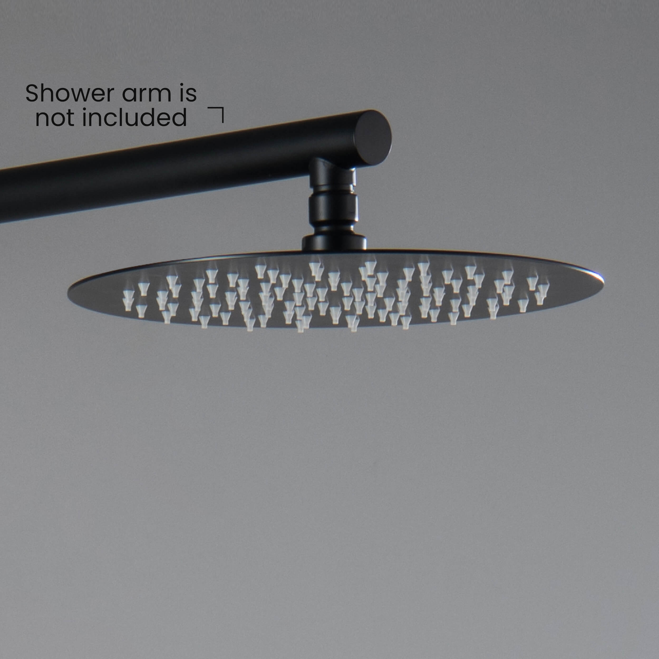 Circular 10" Metal Ultra Thin Profile Rain Shower Head 1.75 GPM SH1001