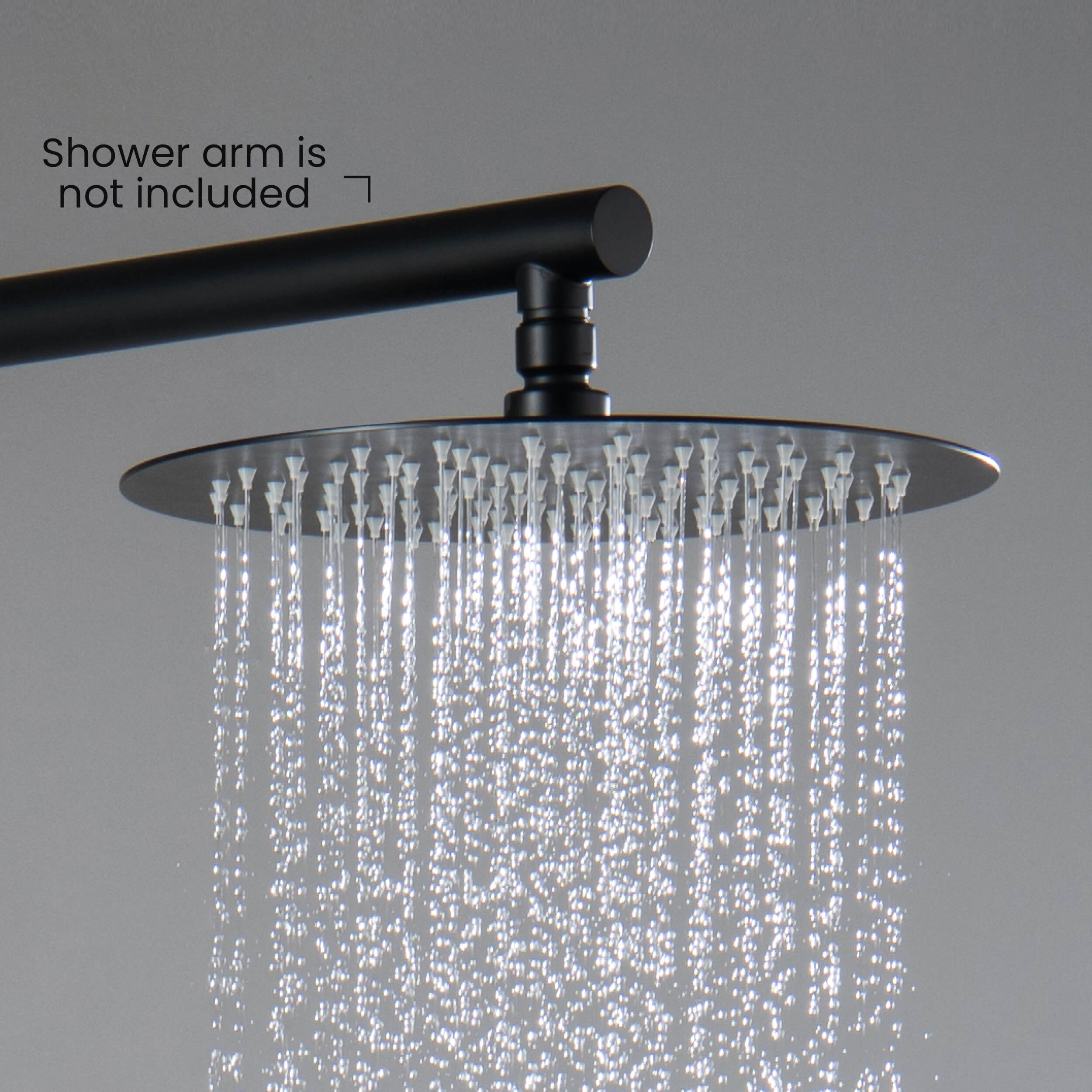 Circular 10" Metal Ultra Thin Profile Rain Shower Head 1.75 GPM SH1001