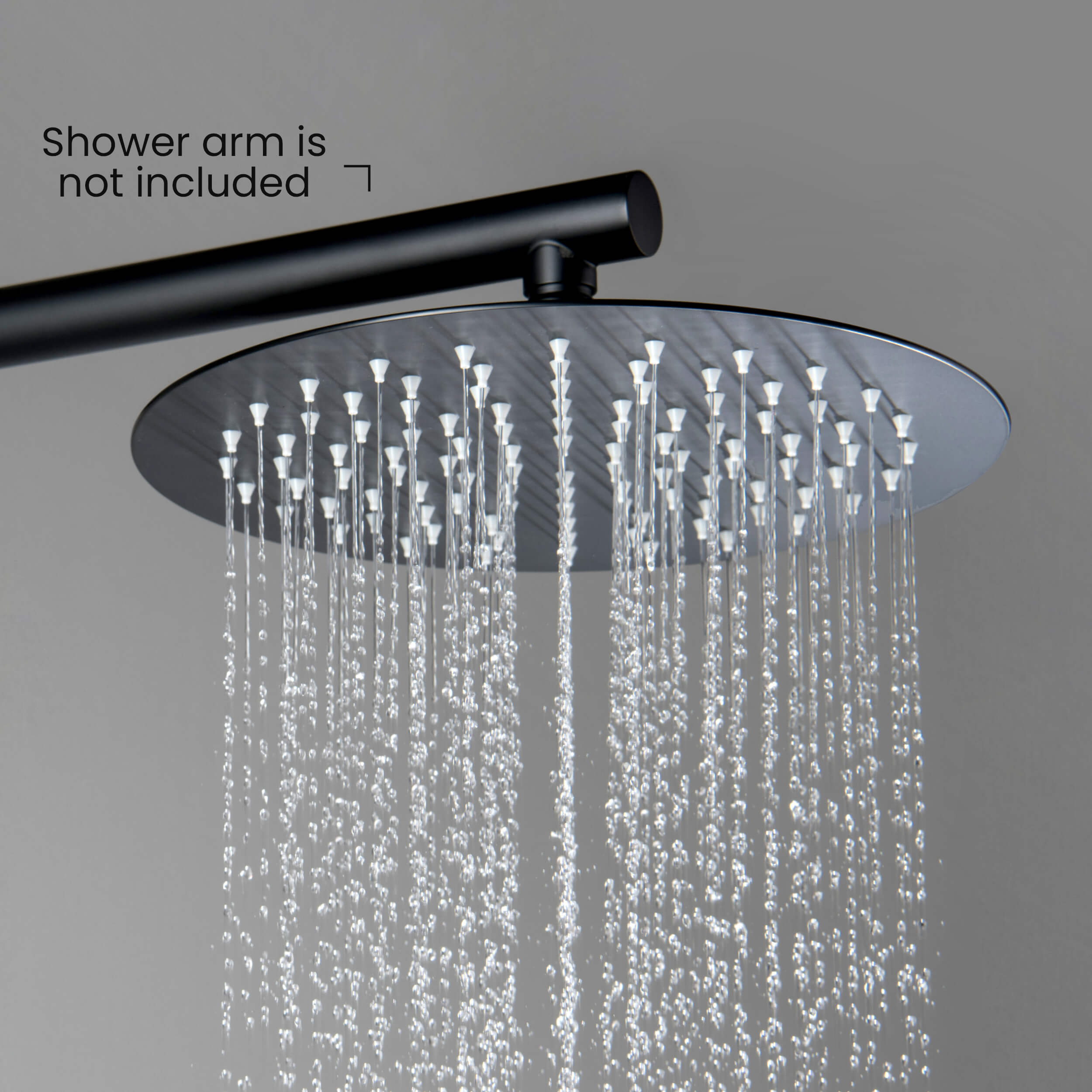 Circular 10" Metal Ultra Thin Profile Rain Shower Head 1.75 GPM SH1001