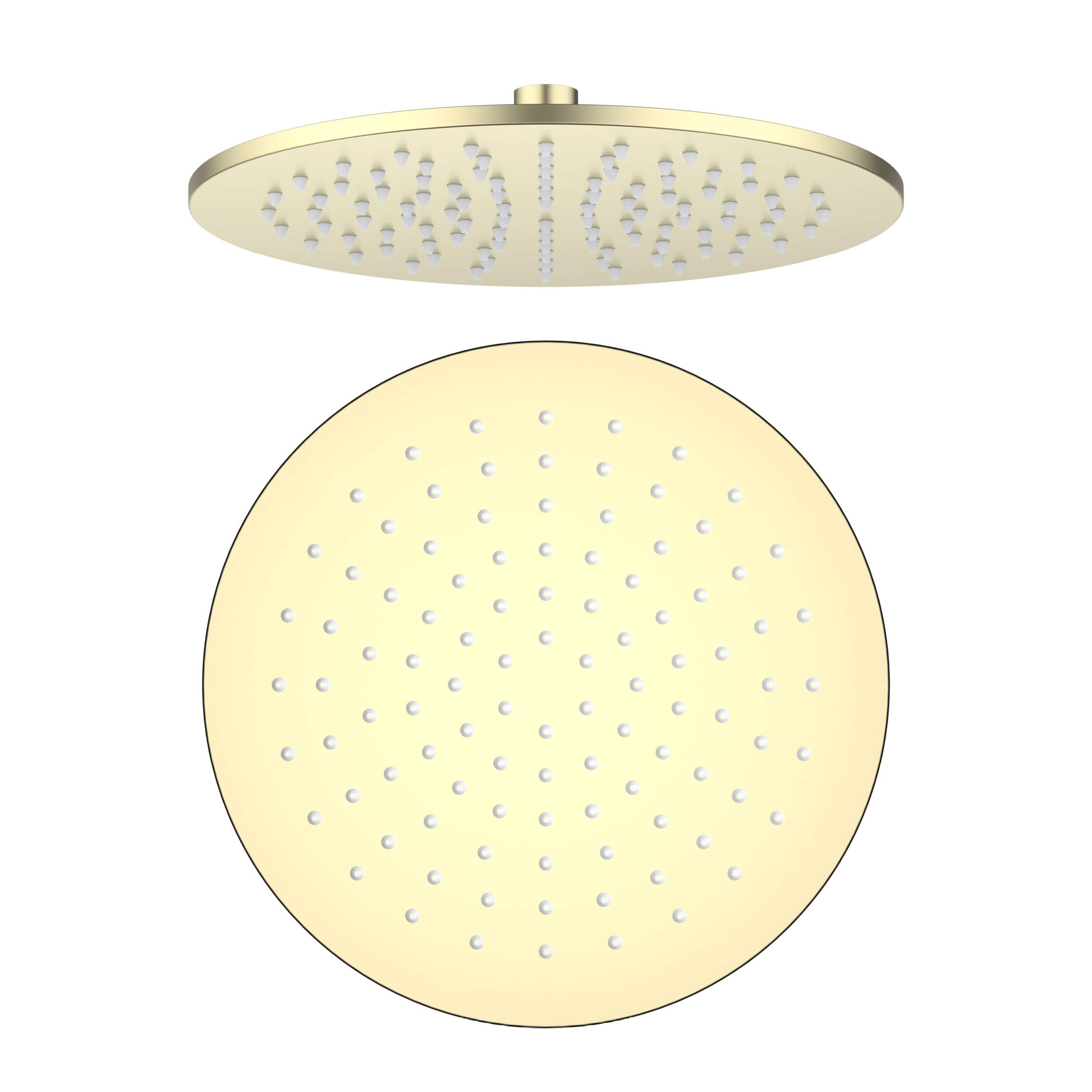 Circular 10" Metal Thin Profile Rain Shower Head 1.75 GPM SH1002