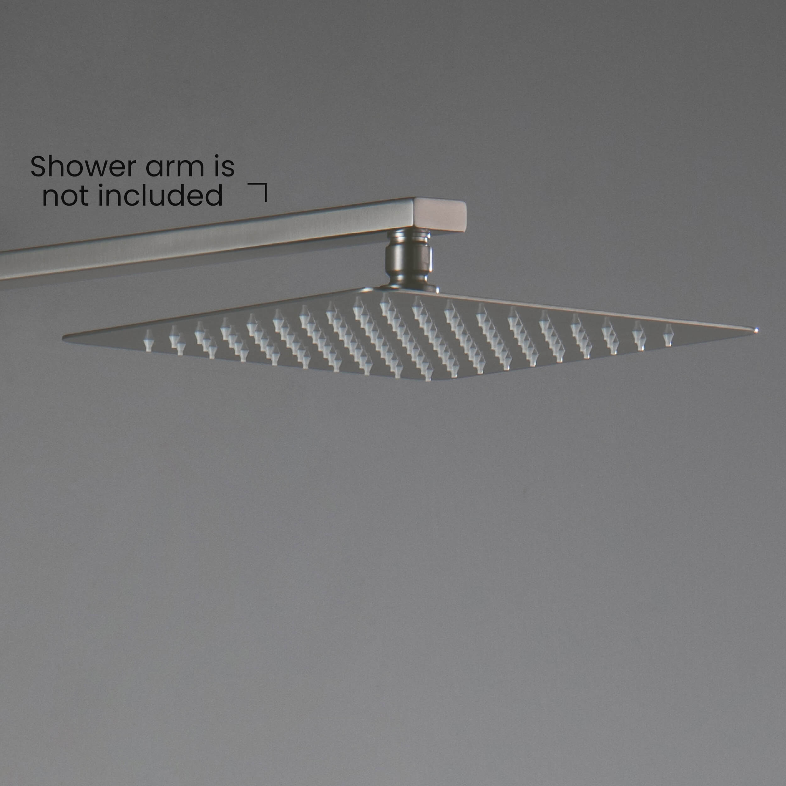 Cube 10" Metal Ultra Thin Profile Rain Shower Head 1.75 GPM SH1003