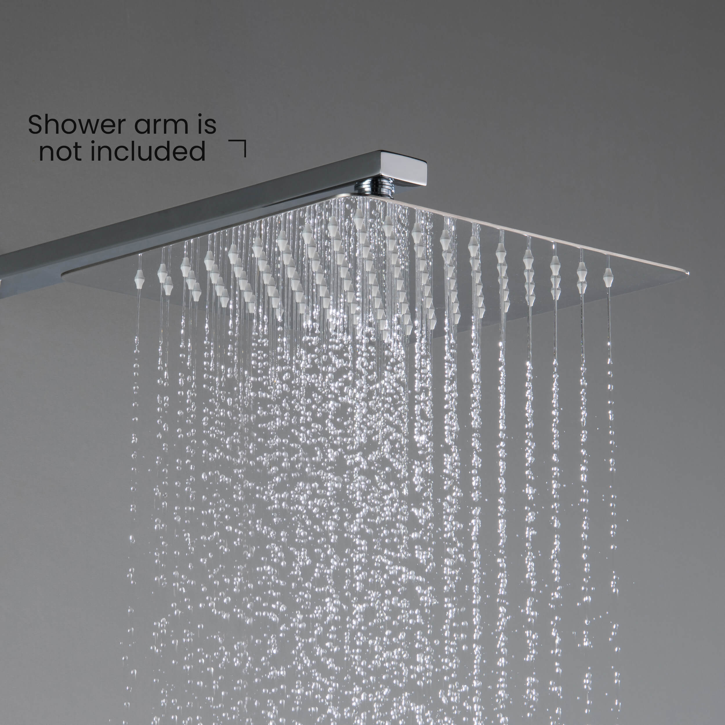 Cube 10" Metal Ultra Thin Profile Rain Shower Head 1.75 GPM SH1003