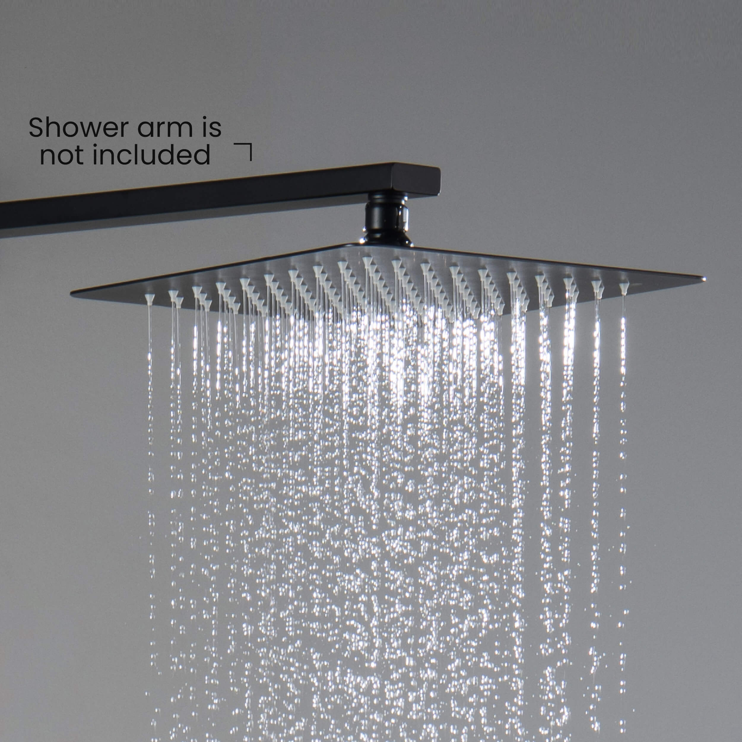 Cube 10" Metal Ultra Thin Profile Rain Shower Head 1.75 GPM SH1003