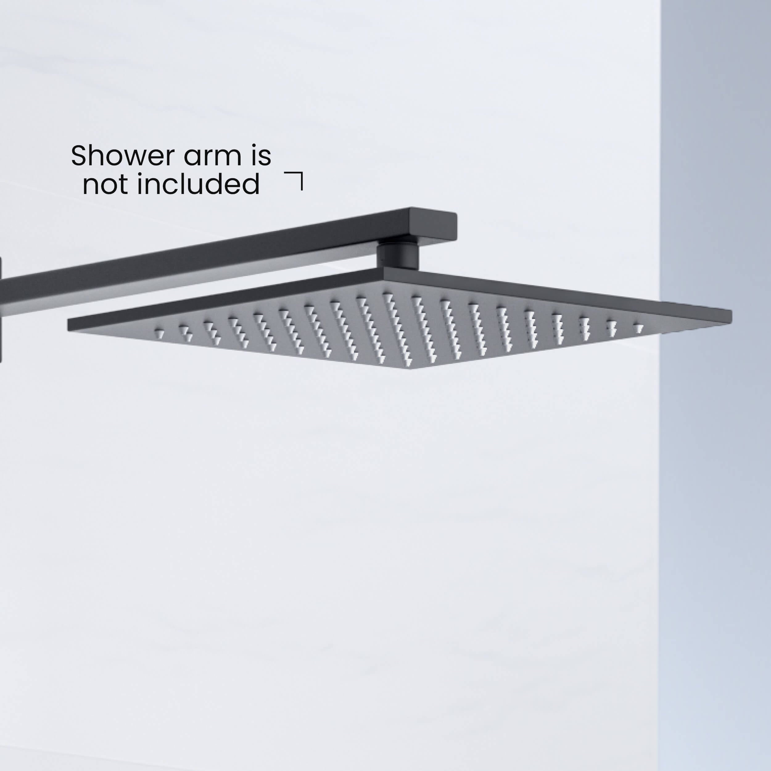 Cube 10" Metal Thin Profile Rain Shower Head 1.75 GPM SH1004